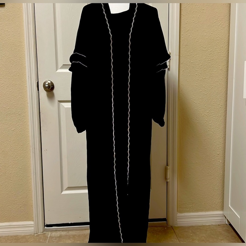 Modesty Muslims women abaya hijab 🧕🏻with Cristal stone #4